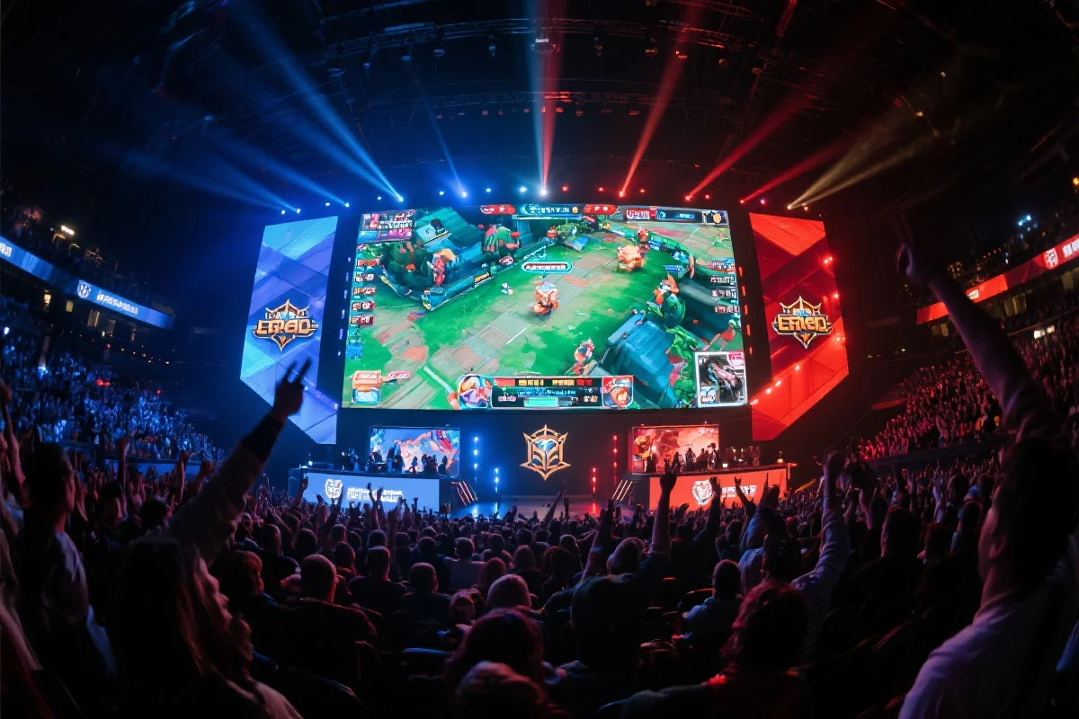 英雄联盟全球总决赛现场氛围